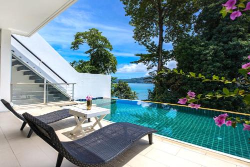 Patong Villa | Private 3-Storey Pool Villa Atika 10, for 7, views of Patong Bay