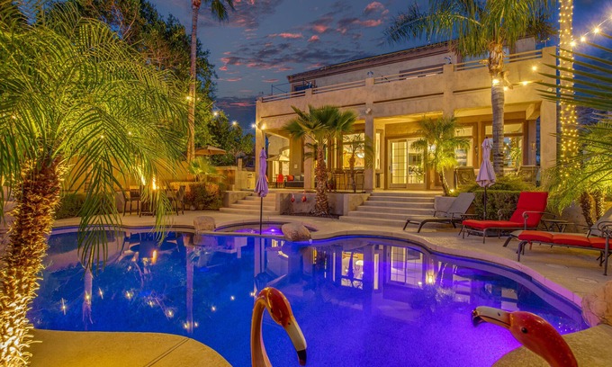 Paradise Valley Village House | Private backyard w/heated pool/spa. 20 mins from TPC and Super Bowl