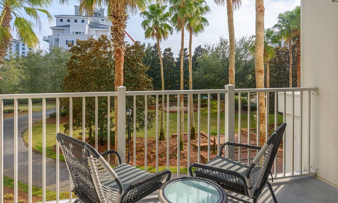 Baytowne Wharf Condo | Private Balcony ~ Community Pool ~ Fitness Center