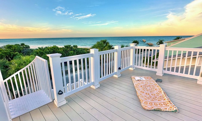 Boca Grande House | Private Beach home. Breathtaking Ocean views overlooking the Gulf of Mexico!