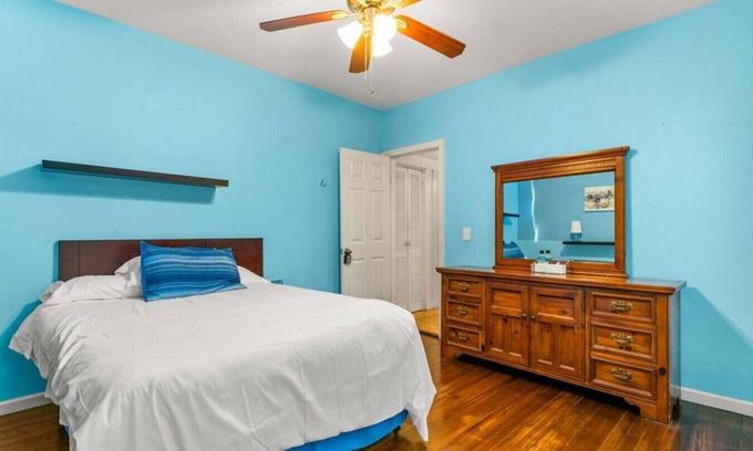 Bridgeport Apartment | Private bedroom, Yale and St. V