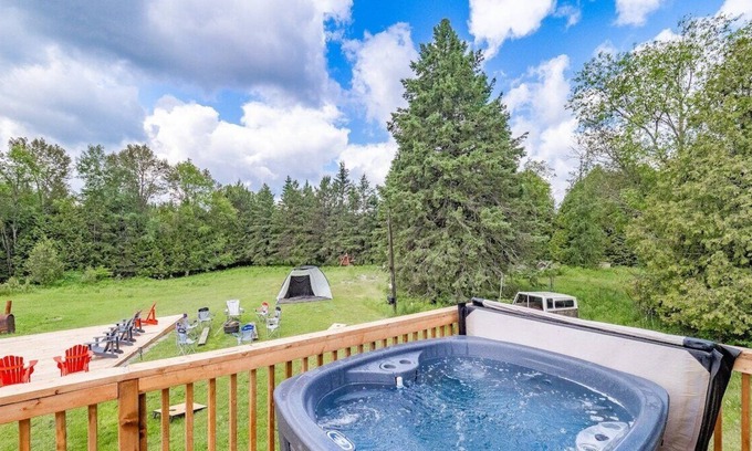 Trent Lakes Cottage | Private Cottage Nestled in the Heart of Nature! Hot Tub on the deck.