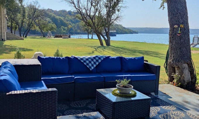 Graham House | Private Cottage right on Possum Kingdom Lake on west side with dock