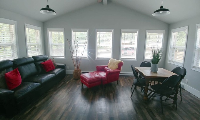 Manitoba Cabin | Private cottage with guest cabin, RV Hookup, and hot tub near Whitemouth Lake