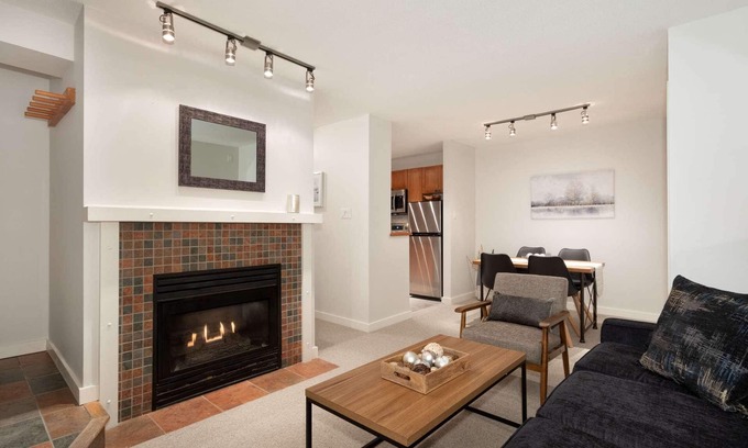 Village North House | Private + Cozy townhouse unit. FREE parking, Common pool & Hot tub. Walk across the street to Villag