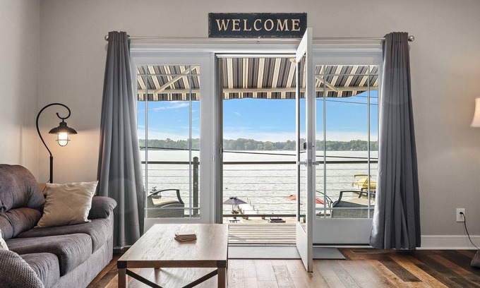 Bass Lake House | Private Dock, Bikes, Game Room, Paddle Boards, Kayaks, Yard Games & Fire Pit