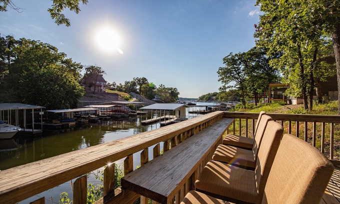 Osage Beach House | Private Dock, Paddle Boards, Views & Hot Spots!