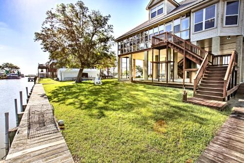 Lake Catherine House | Private Dock with Lift Waterfront New Orleans Home!