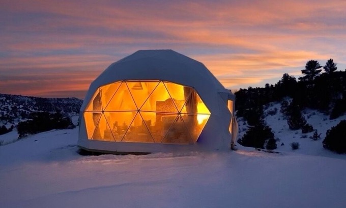 Platte County House | Private Dome Under the Stars! Guernsey State Park