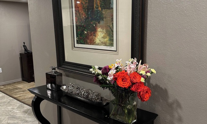 Aurora Apartment | Private entrance and outside patio. Centrally located in a quiet neighborhood.