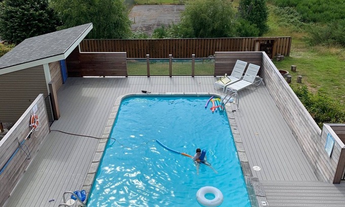 Surf Pines House | Private Executive Home with Pool, Pickleball Court, and Sauna.