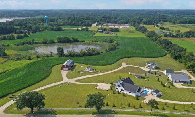 Village of Bloomfield Other | Private Farmhouse with Saltwater Pool and Fire Pit. Great for groups!