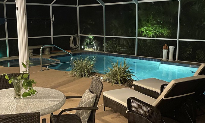 Palm Bay House | Private Florida Pool Home
