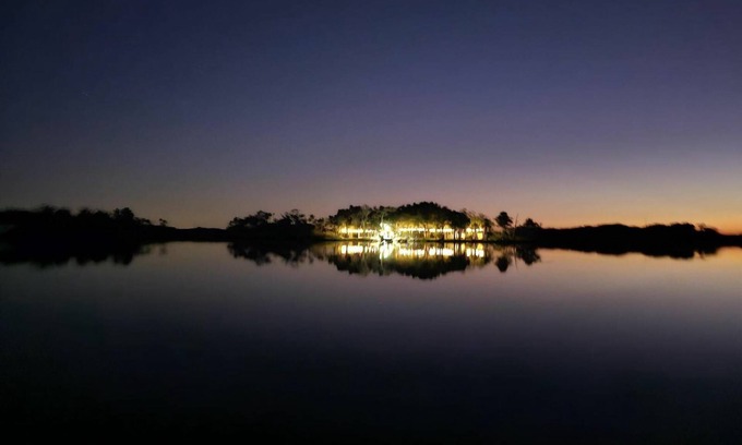 Homosassa Cabin | Private Gazebo on an Island with boat transportation to/from and meals provided.