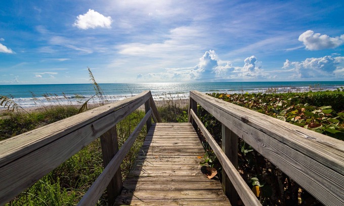 Melbourne Beach House | Private Home; Deeded Beach Access; On A1A: 100 steps to the beach!