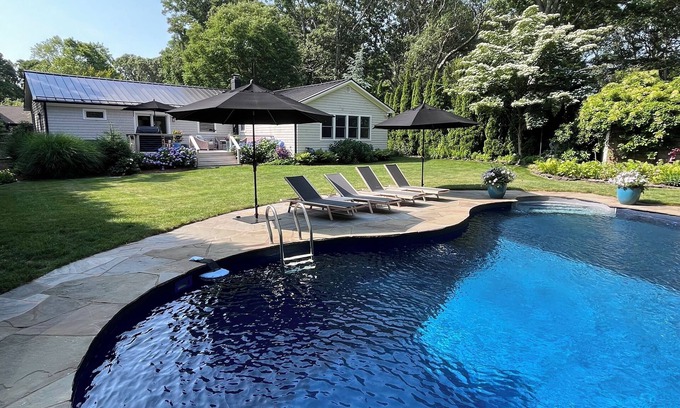 Laurel House | Private home on a private road. Swimming pool, hot tub and complete gym.