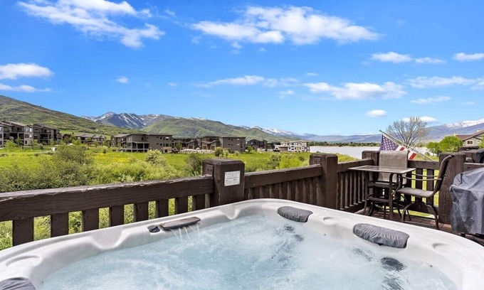 Ogden Condo | Private Hot tub, 10 min to Snowbasin Resort LS 31