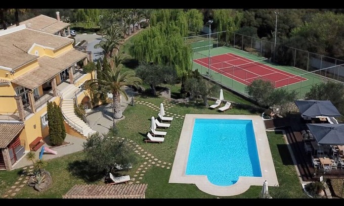 Vassilatika Villa | “Private Luxury Estate with Pool, Tennis & Cinema”(sleep 18-25)