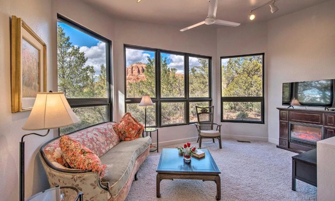 Sedona Apartment | Private Patio and Red Rock Views Sedona Apt!