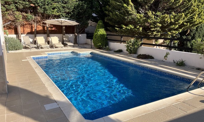 Pissouri Villa | Private Pool - All En-Suite - Games Room - Large Sun Terrace - Full A/C - WiFi