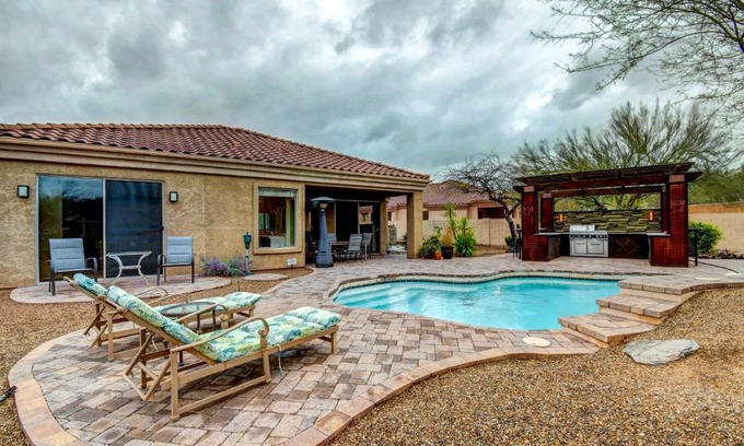 Glen Eagle House | Private Pool and Pergola Arizona Vacation Rental