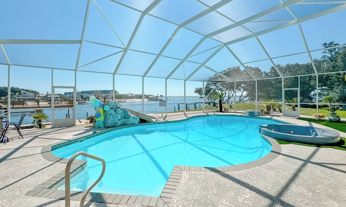 Ono Island House | Private Pool | Boat Dock | Waterfront | Beach Getaways