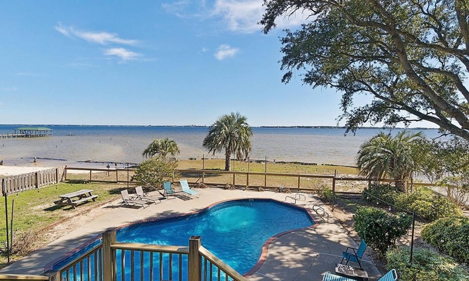 Perdido Beach House | Private Pool – Perdido Bay Views – Pet-Friendly Escape!