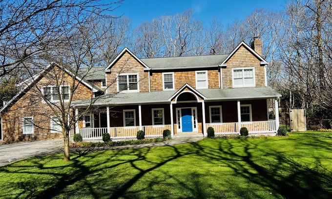 Noyack House | Private Spacious Family-Friendly Sag Harbor House w/Pool; Close to Beach