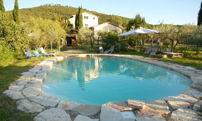 Montalla Villa | Private Villa with private pool, WIFI, TV, veranda, pets allowed, panoramic view, close to Cortona