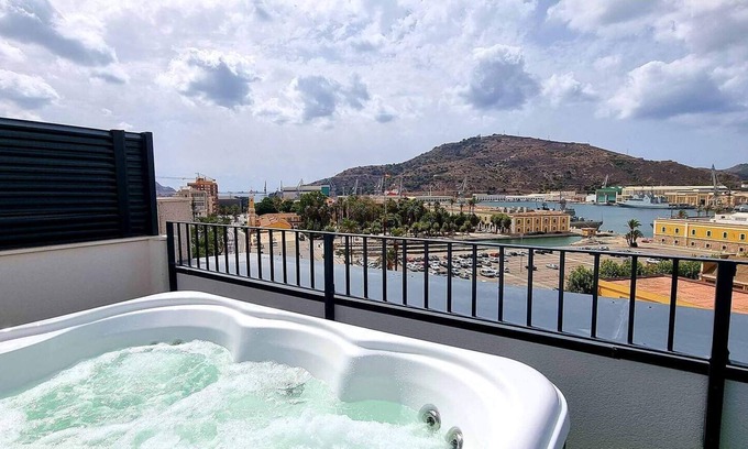 Diputacion de Cartagena Casco Apartment | Puerta Real Suite Royal 6B 2 Habitaciones 2 Aseos, 5 Personas