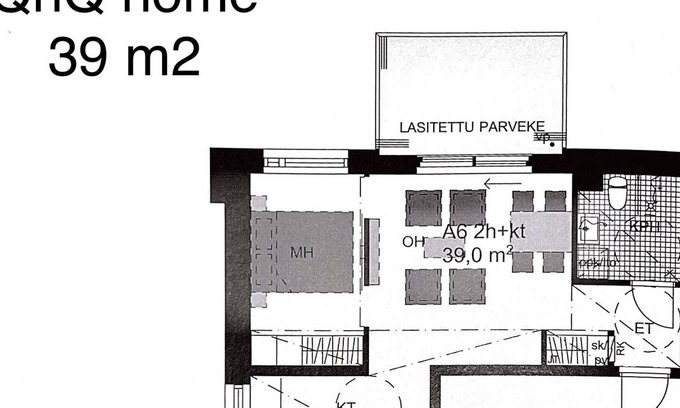 Pasila Apartment | QnQ home in Pasila