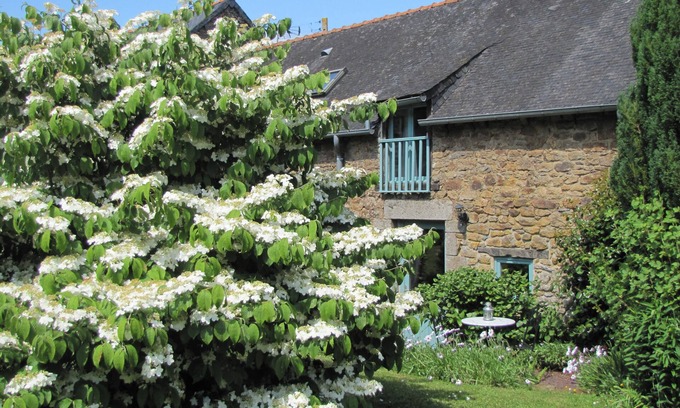 Gomene Cottage | Quality Traditional Gite for 2 in Gomene central Brittany - HEATED pool & WIFI