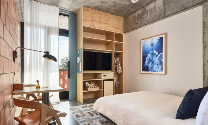 Barton Heights House | Queen Bed at The Carpenter Hotel, Pool, Pets Allowed!