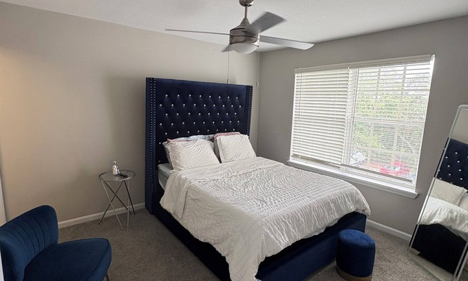 Tampa Apartment | Queen Suite Upscale Comfort + Privacy
