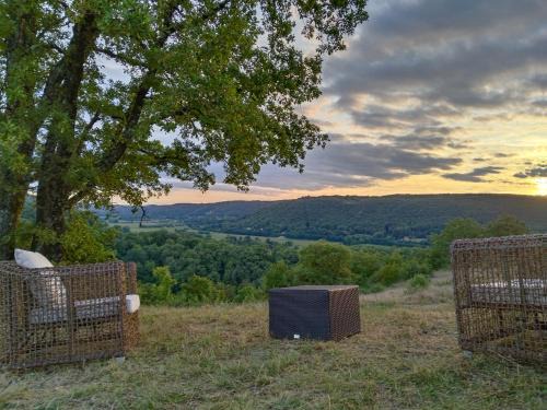 Balaguier-d'Olt House | Quercynoise de Charme Piscine et vue sur Vallée du LOT