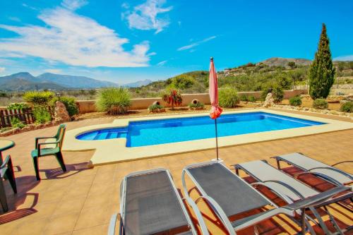 Lliber Villa | Quicano - magnificent views and private pool in Lliber