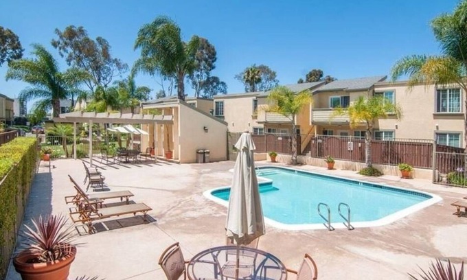 Clairemont Condo | Quiet 1BR, Pool, Parking, Washer/Dryer, Pets OK