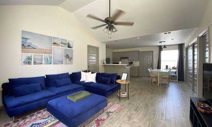 McAllen Apartment | Quiet 2BR 2BA, Laundry, Wi-Fi, Near Shops & Restos