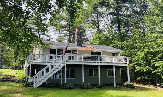 South Casco House | Quiet Cove On Pristine Sebago Lake, 5 BR, Beach, Dock