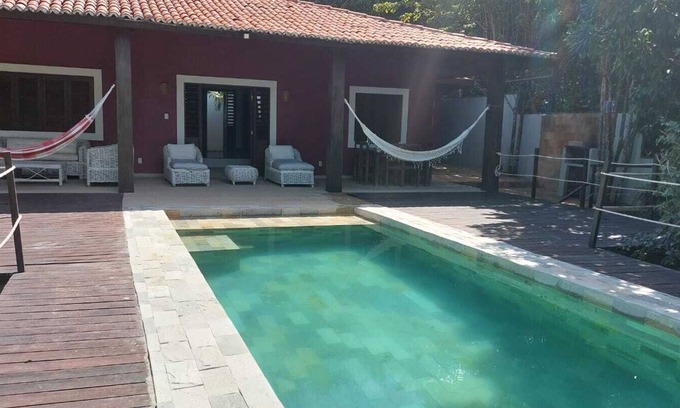 Pipa House | quiet holiday home with private pool and terrace with garden in Pipa