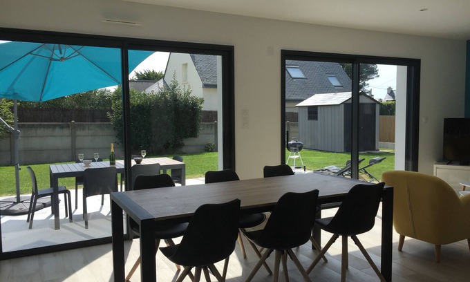 Saint-Pierre-Quiberon House | Quiet house, 300 m from a beautiful sandy beach, bay side