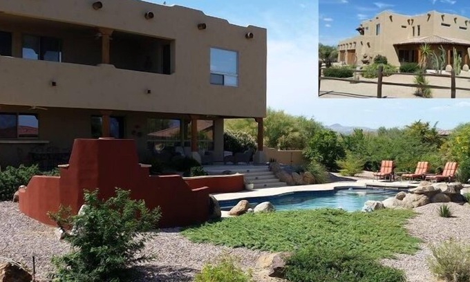 Rio Verde Foothills House | Quiet Luxury: Heated Pool, Putting/Chipping Greens, Kiva, & Views! Golf close!