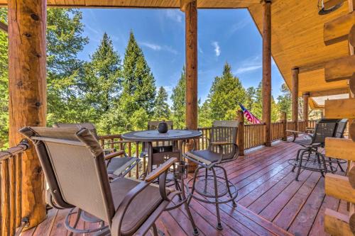 Ruidoso House | Quiet Ruidoso Cabin with Deck and Private Hot Tub