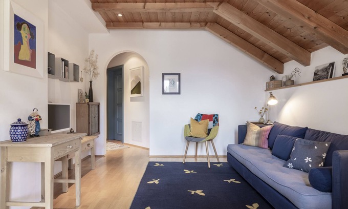 Avelengo Apartment | Quiet, sunny location with a wonderful view of Merano and the surrounding area.