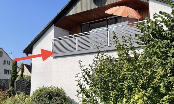 Langenargen Condo | Quietly located vacation apartment with balcony - 4km from Lake Constance