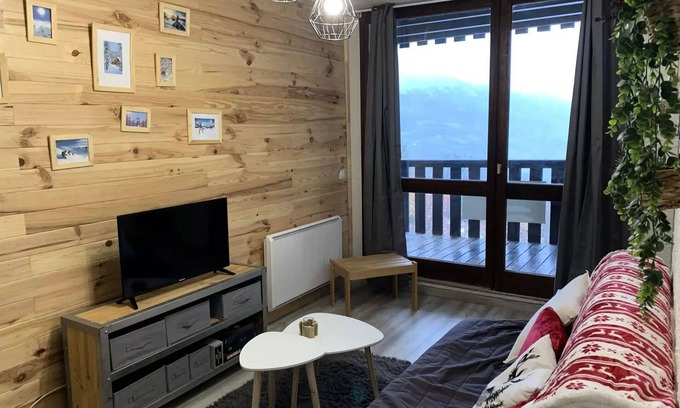 Pra Loup Apartment | Résidence Chaudannes - Studio for 4 People