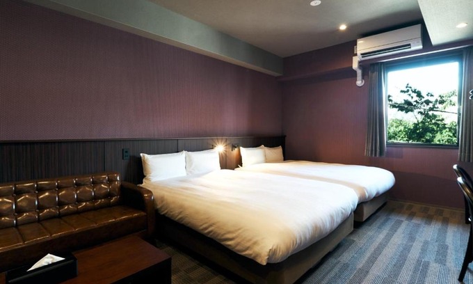 Kitakyushu Hotel | Rakuten STAY Kokura Station Standard Twin Room with counter table