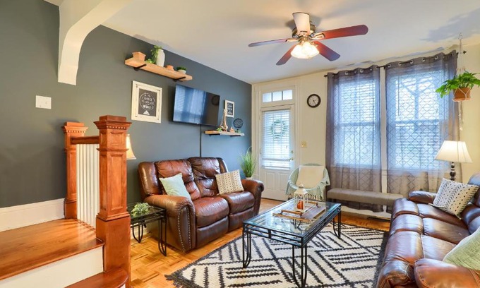 Lancaster House | Rare City Home w/Backyard Fire-pit & Hot tub
