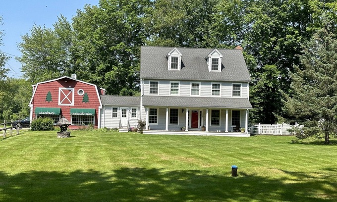 Easton House | Rare-Private Cozy Country-home on Christmas tree farm setting.