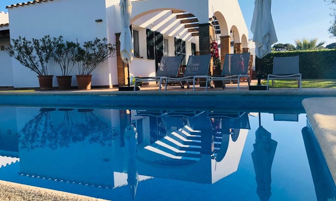 Sa Torre del Ram Villa | Recent villa with pool, 2nd line in front of the sea, residential district